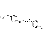 {4-[2-(4-chlorophenoxy)ethoxy]phenyl}methanamine