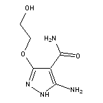 5-amino-3-(2-hydroxyethoxy)-1H-pyrazole-4-carboxamide