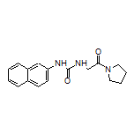 1-(2-萘基)-3-[2-氧代-2-(1-吡咯烷基)乙基]脲