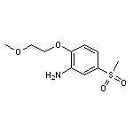 5-methanesulfonyl-2-(2-methoxyethoxy)aniline