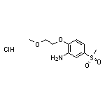 5-methanesulfonyl-2-(2-methoxyethoxy)aniline hydrochloride