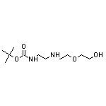 tert-butyl N-(2-{[2-(2-hydroxyethoxy)ethyl]amino}ethyl)carbamate