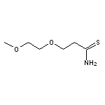 3-(2-methoxyethoxy)propanethioamide