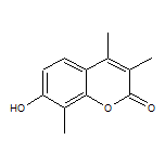 7-羟基-3,4,8-三甲基香豆素