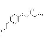 1-amino-3-[4-(2-methoxyethyl)phenoxy]propan-2-ol