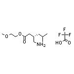 trifluoroacetic acid 2-methoxyethyl (3S)-3-(aminomethyl)-5-methylhexanoate