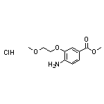 methyl 4-amino-3-(2-methoxyethoxy)benzoate hydrochloride