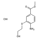 methyl 4-amino-3-(2-hydroxyethoxy)benzoate hydrochloride