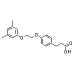 3-{4-[2-(3,5-dimethylphenoxy)ethoxy]phenyl}propanoic acid