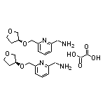 (S)-6-[[(3-四氢呋喃基)氧基]甲基]吡啶-2-甲胺半草酸盐