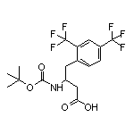 3-(Boc-氨基)-4-[2,4-双(三氟甲基)苯基]丁酸