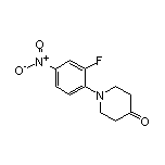 1-(2-氟-4-硝基苯基)-4-哌啶酮