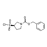 (R)-1-Cbz-吡咯烷-3-磺酰氯