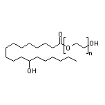 alpha-(12-羟基-1-氧代十八基)-omega-羟基-聚(氧基-1,2-乙二基)