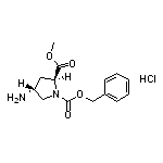 (2S,4R)-4-氨基-1-Cbz-吡咯烷-2-甲酸甲酯盐酸盐