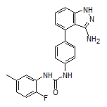 1-[4-(3-氨基-1H-吲唑-4-基)苯基]-3-(2-氟-5-甲基苯基)脲