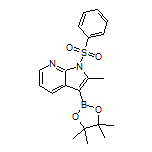 2-甲基-1-(苯砜基)-7-氮杂吲哚-3-硼酸频哪醇酯