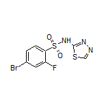4-溴-2-氟-N-(1,3,4-噻二唑-2-基)苯磺酰胺