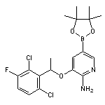 6-氨基-5-[1-(2,6-二氯-3-氟苯基)乙氧基]吡啶-3-硼酸频哪醇酯