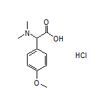 2-(二甲氨基)-2-(4-甲氧基)苯乙酸盐酸盐