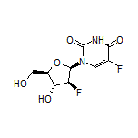 5-氟-1-[(2R,3S,4R,5R)-3-氟-4-羟基-5-(羟甲基)四氢呋喃-2-基]嘧啶-2,4(1H,3H)-二酮