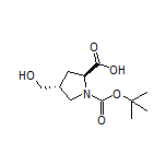 (2S,4R)-1-Boc-4-(羟甲基)吡咯烷-2-甲酸