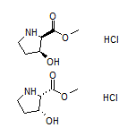 (2R,3S)-rel-3-羟基吡咯烷-2-甲酸甲酯盐酸盐