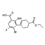 5-溴-2-(乙氧基羰基)-6-氟-2,3,4,9-四氢-1H-咔唑-8-甲酸