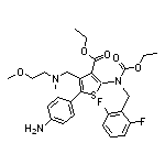 5-(4-氨基苯基)-2-[(2,6-二氟苄基)(乙氧基羰基)氨基]-4-[[(2-甲氧基乙基)(甲基)氨基]甲基]噻吩-3-甲酸乙酯