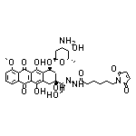 (E)-N’-[1-[(2S,4S)-4-[[(2R,4S,5S,6S)-4-氨基-5-羟基-6-甲基-2-四氢吡喃基]氧基]-2,5,12-三羟基-7-甲氧基-6,11-二氧代-1,2,3,4,6,11-六氢-2-并四苯基]-2-羟基亚乙基]-6-(2,5-二氧代-2,5-二氢-1-吡咯基)己酰肼