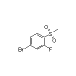 4-溴-2-氟-1-(甲基磺酰基)苯