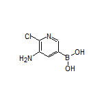 5-氨基-6-氯吡啶-3-硼酸