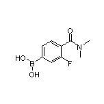 4-(二甲基氨基甲酰基)-3-氟苯硼酸