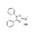 (Z)-N-(2,3-二苯基-1,2,4-噻二唑-5(2H)-亚基)甲胺氢溴酸盐