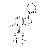 5-甲基-1-(四氢-2H-吡喃-2-基)-1H-吲唑-4-硼酸频哪醇酯