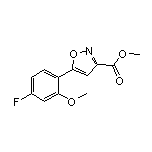 5-(4-氟-2-甲氧基苯基)异噁唑-3-甲酸甲酯