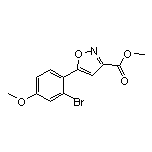 5-(2-溴-4-甲氧基苯基)异噁唑-3-甲酸甲酯