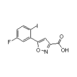 5-(5-氟-2-碘苯基)异噁唑-3-甲酸