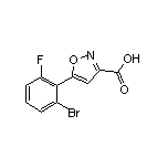 5-(2-溴-6-氟苯基)异噁唑-3-甲酸