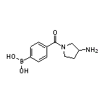 4-(3-氨基吡咯烷-1-羰基)苯硼酸