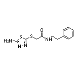 2-[(5-氨基-1,3,4-噻二唑-2-基)硫基]-N-苯乙基乙酰胺