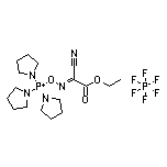 (E)-[[(1-氰基-2-乙氧基-2-氧代亚乙基)氨基]氧基]三(1-吡咯烷基)膦鎓六氟磷酸盐