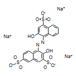 (E)-3-羟基-4-[(2-羟基-4-磺酸基-1-萘基)二氮烯基]萘-2,7-二磺酸钠