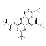 2,3,4,6-四-O-新戊酰基-α-D-吡喃葡萄糖基溴化物