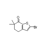 2-溴-6,6-二甲基-5,6-二氢苯并噻吩-7(4H)-酮
