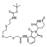 2-[2-[2-[2-(Boc-氨基)乙氧基]乙氧基]乙氧基]-N-[2-(2,6-二氧代-3-哌啶基)-1,3-二氧代-4-异吲哚啉基]乙酰胺