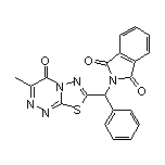 2-[(3-甲基-4-氧代-4H-[1,3,4]噻二唑并[2,3-c][1,2,4]三嗪-7-基)(苯基)甲基]异吲哚啉-1,3-二酮