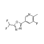 2-(二氟甲基)-5-(5-氟-6-甲基-3-吡啶基)-1,3,4-噁二唑