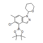 5-氯-6-甲基-1-(2-四氢吡喃基)吲唑-4-硼酸频哪醇酯