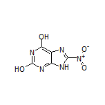 8-硝基-9H-嘌呤-2,6-二醇